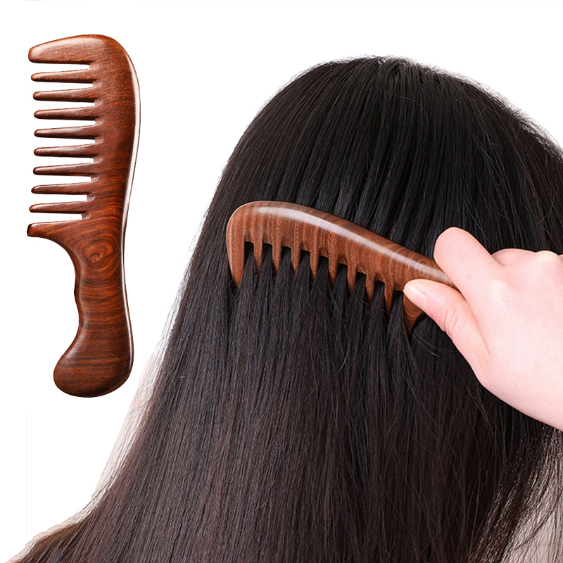 Hair Care Zone - Z. Sandalwood Hair Combs Anti-Static Wooden