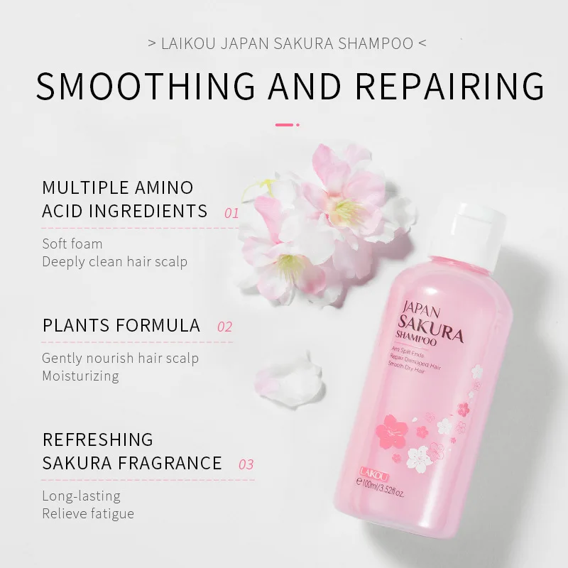 LAIKOU Japan Sakura  Shampoo R - Hair Care Vitamin review and price