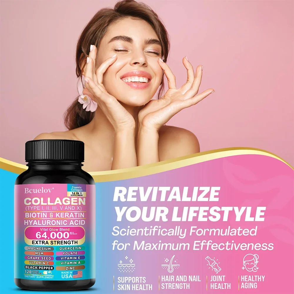 Collagen Capsules Biotin Kerat - Hair Care Vitamin review and price