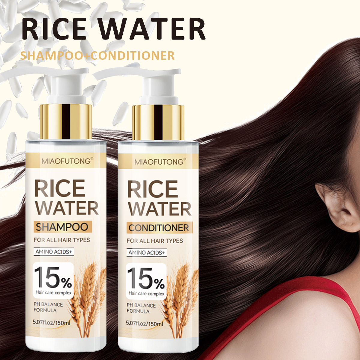 Rice Water Shampoo Conditioner - Hair Care With Rice Water review and price