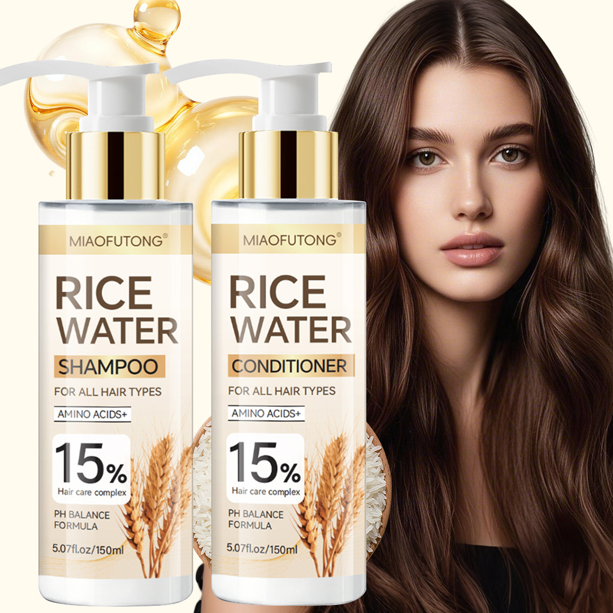 Rice Water Shampoo Conditioner - Hair Care With Rice Water review and price