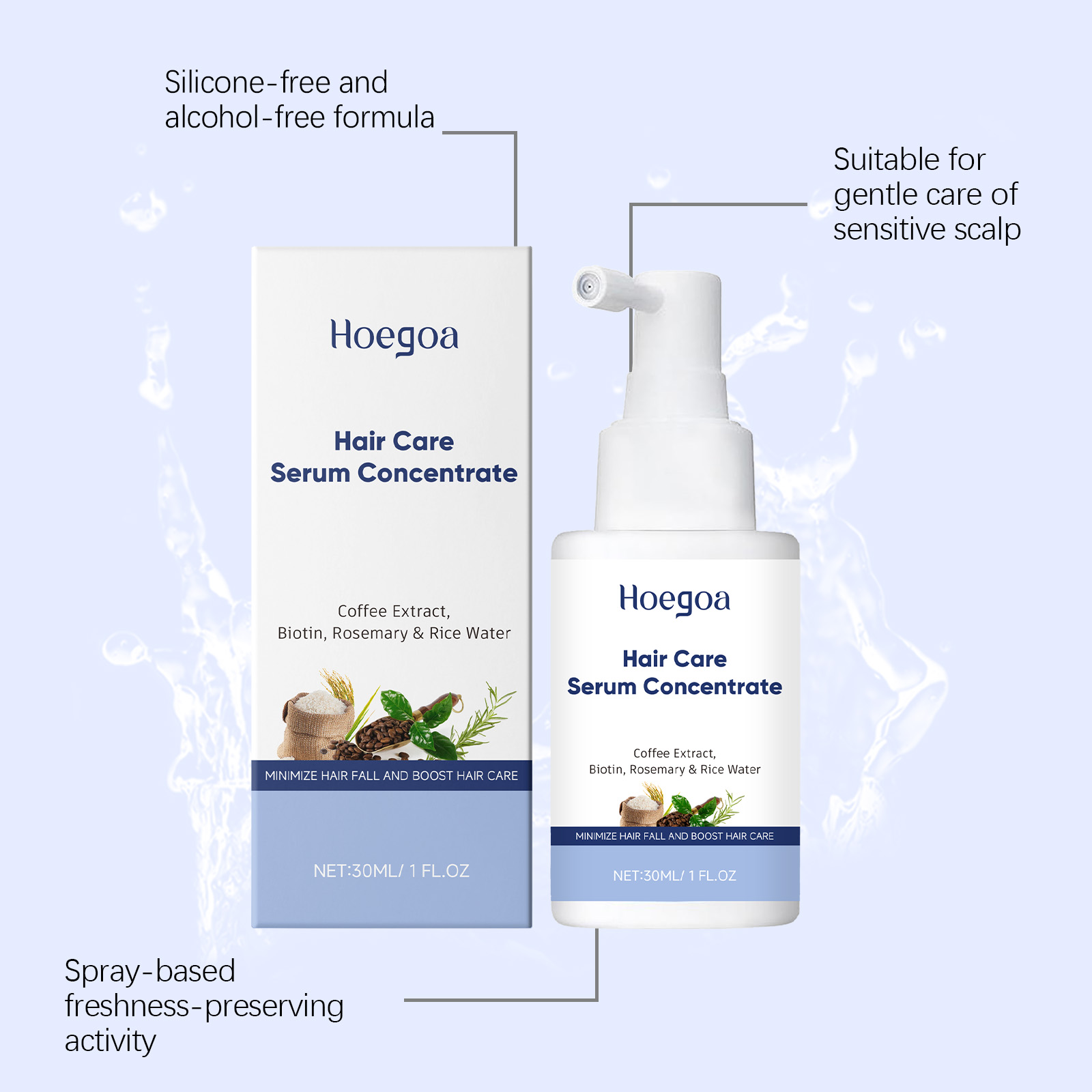 Hair Care Serum Caffeine Bioti - Hair Care With Rice Water review and price