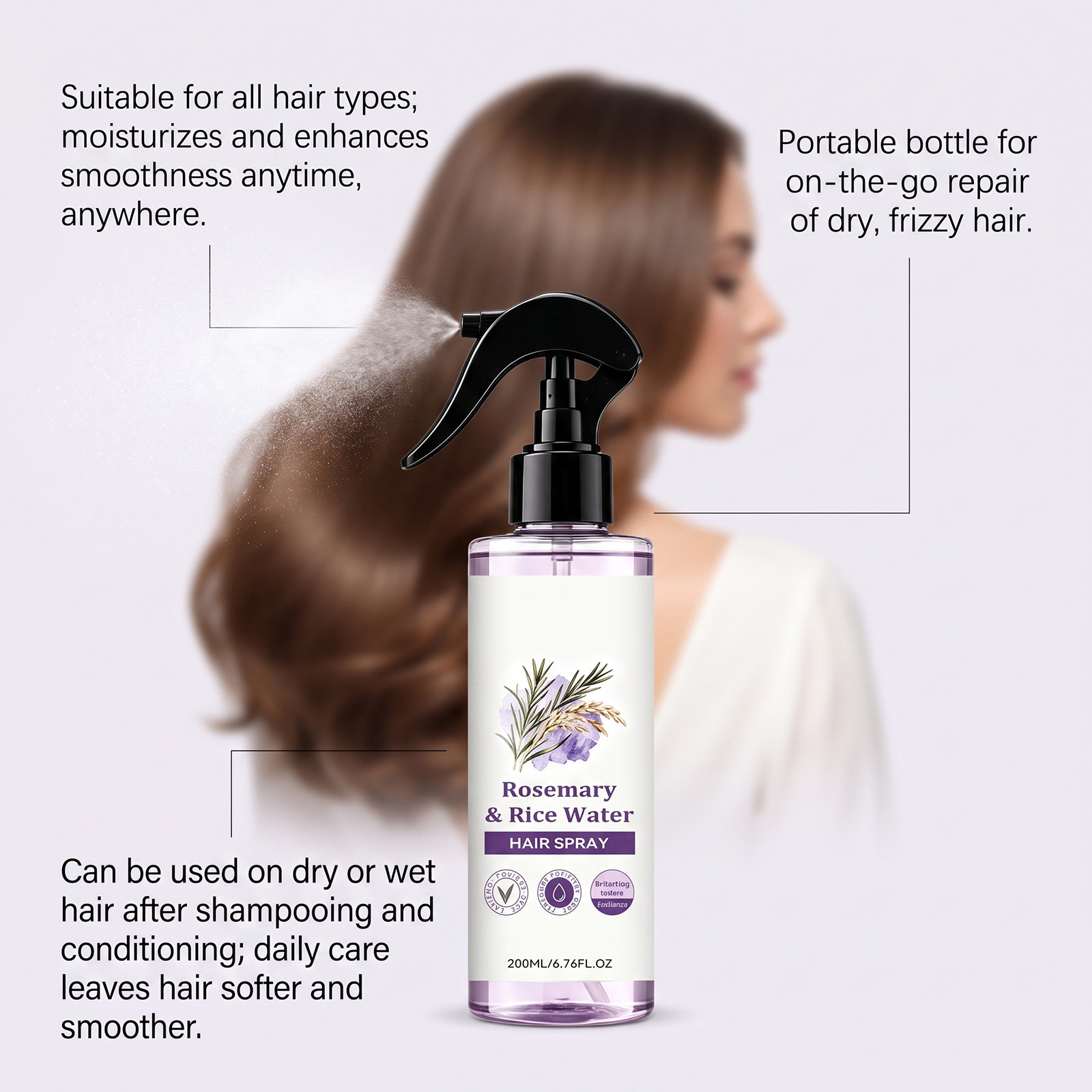 Rosemary Rice Water Hair Mist  - Hair Care With Rice Water review and price