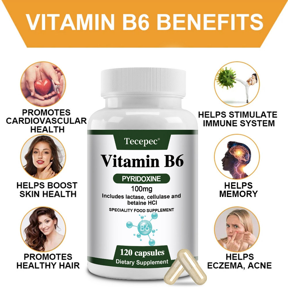 Vitamin B6 Capsules, Essential - Hair Care Vitamin review and price