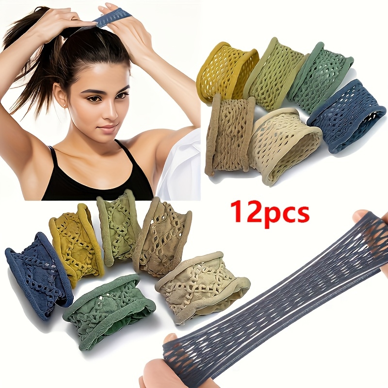 12pcs New Widened Hollow Out H - Hair Net Invisible review and price
