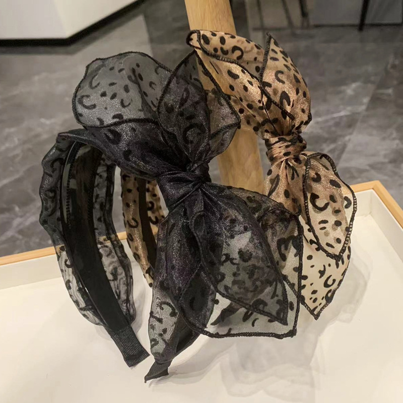 Vintage Leopard Print Hairband - Hair Net Invisible review and price