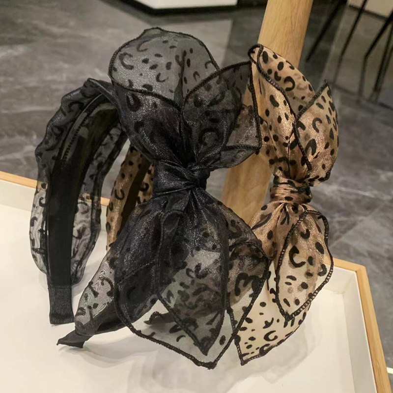 Vintage Leopard Print Hairband - Hair Net Invisible review and price