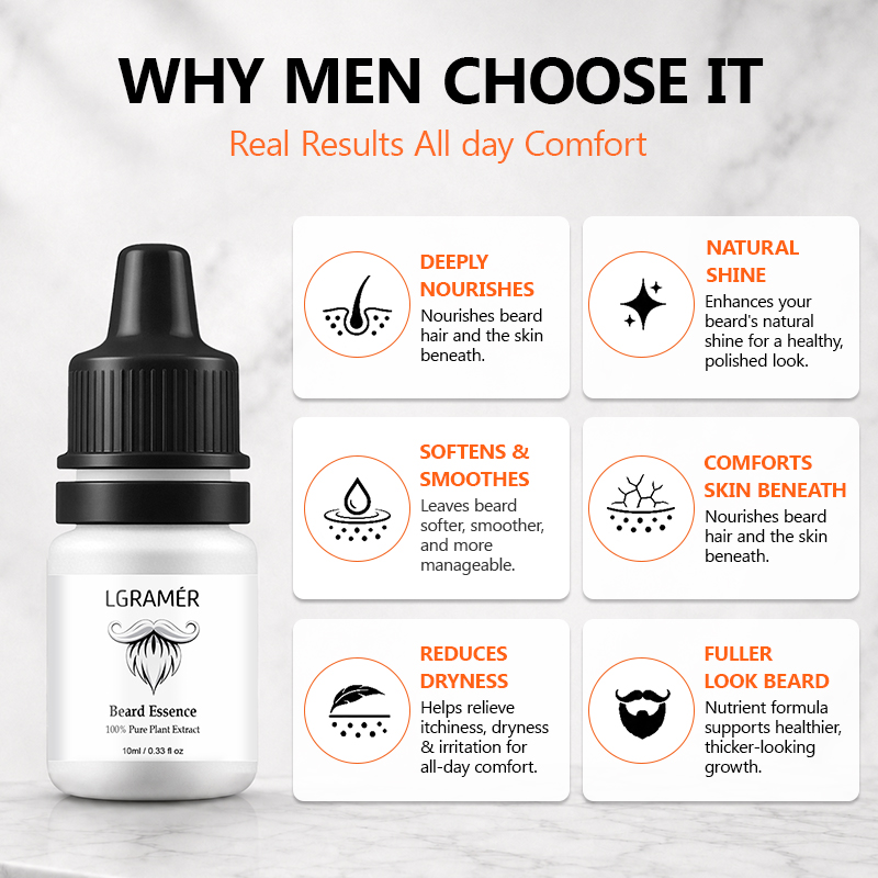 Men's Beard Growth Serum Nouri - Hair Care Tonic review and price