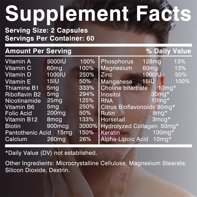 Hair Growth Men Supplement - B - Hair Care Vitamin review and price
