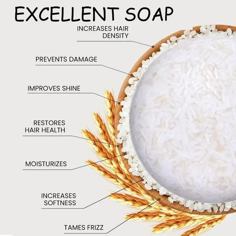 Organic Rice Shampoo Soap Bar  - Hair Care Organic review and price
