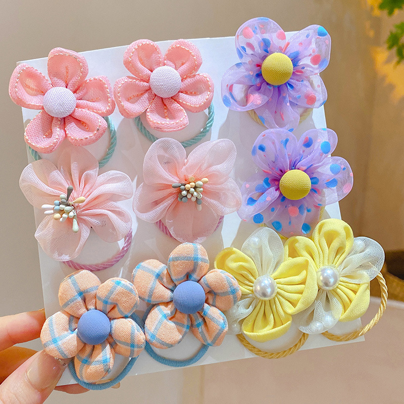 10Pcs Children's Mesh Flower H - Hair Net Invisible review and price