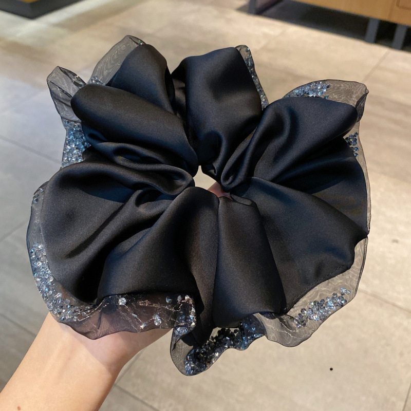 Oversized Silk Crystal Hair Sc - Hair Net Invisible review and price
