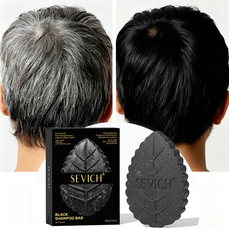 Black Shampoo Soap Bar Gray Ha - Hair Care Organic review and price